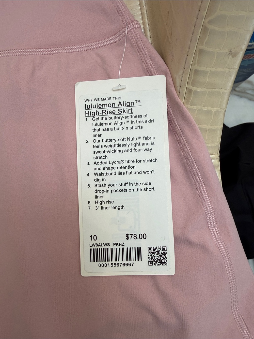 lululemon athletica Blossom Pink Athletic Skort - Picture 2 of 3